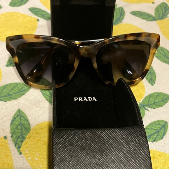 Prada Tortoise Shell Sunglasses